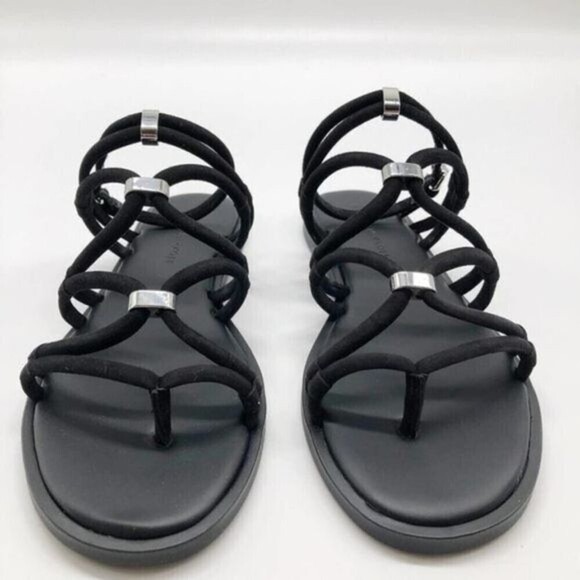 REBECCA MINKOFF Sarle Strappy Black Sandal  - Picture 4 of 10